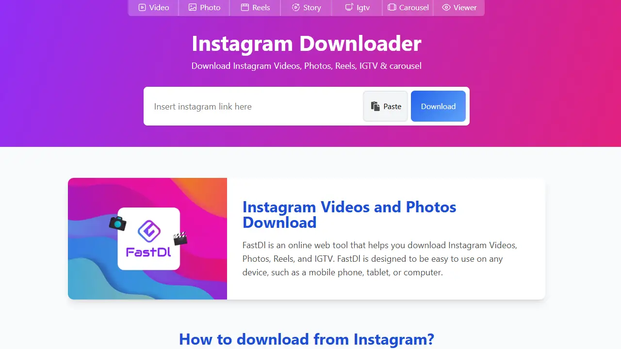 Instagram video downloader telugu